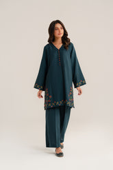 2 Piece Cotton Karandi Embroidered Suit (CP0287)